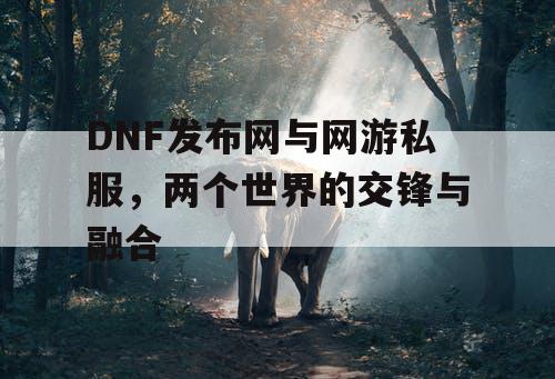 DNF发布网与网游私服，两个世界的交锋与融合